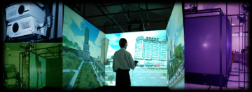 多通道平面立體投影墻